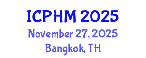 International Conference on Prognostics and Health Management (ICPHM) November 27, 2025 - Bangkok, Thailand