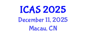 International Conference on Animal Sciences (ICAS) December 11, 2025 - Macau, China
