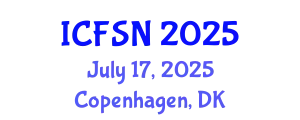 International Conference on Food Security and Nutrition (ICFSN) July 17, 2025 - Copenhagen, Denmark