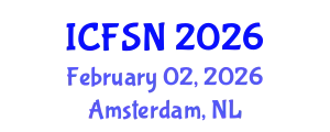 International Conference on Food Security and Nutrition (ICFSN) February 02, 2026 - Amsterdam, Netherlands