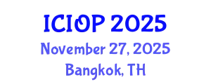 International Conference on Industrial and Organizational Psychology (ICIOP) November 27, 2025 - Bangkok, Thailand