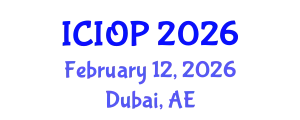International Conference on Industrial and Organizational Psychology (ICIOP) February 12, 2026 - Dubai, United Arab Emirates