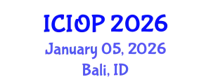 International Conference on Industrial and Organizational Psychology (ICIOP) January 05, 2026 - Bali, Indonesia