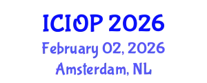 International Conference on Industrial and Organizational Psychology (ICIOP) February 02, 2026 - Amsterdam, Netherlands