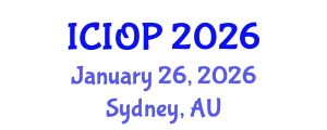 International Conference on Industrial and Organizational Psychology (ICIOP) January 26, 2026 - Sydney, Australia