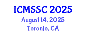 International Conference on Mathematics, Statistics and Scientific Computing (ICMSSC) August 14, 2025 - Toronto, Canada