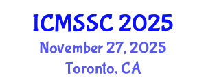 International Conference on Mathematics, Statistics and Scientific Computing (ICMSSC) November 27, 2025 - Toronto, Canada