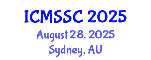 International Conference on Mathematics, Statistics and Scientific Computing (ICMSSC) August 28, 2025 - Sydney, Australia