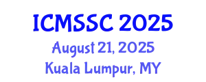 International Conference on Mathematics, Statistics and Scientific Computing (ICMSSC) August 21, 2025 - Kuala Lumpur, Malaysia