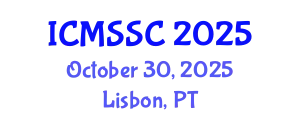 International Conference on Mathematics, Statistics and Scientific Computing (ICMSSC) October 30, 2025 - Lisbon, Portugal