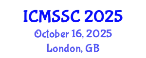 International Conference on Mathematics, Statistics and Scientific Computing (ICMSSC) October 16, 2025 - London, United Kingdom