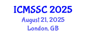International Conference on Mathematics, Statistics and Scientific Computing (ICMSSC) August 21, 2025 - London, United Kingdom