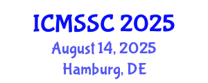 International Conference on Mathematics, Statistics and Scientific Computing (ICMSSC) August 14, 2025 - Hamburg, Germany