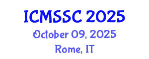 International Conference on Mathematics, Statistics and Scientific Computing (ICMSSC) October 09, 2025 - Rome, Italy