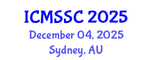International Conference on Mathematics, Statistics and Scientific Computing (ICMSSC) December 04, 2025 - Sydney, Australia