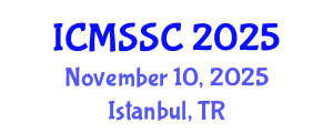 International Conference on Mathematics, Statistics and Scientific Computing (ICMSSC) November 10, 2025 - Istanbul, Turkey