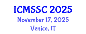 International Conference on Mathematics, Statistics and Scientific Computing (ICMSSC) November 17, 2025 - Venice, Italy