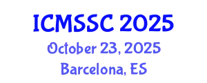 International Conference on Mathematics, Statistics and Scientific Computing (ICMSSC) October 23, 2025 - Barcelona, Spain