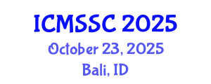 International Conference on Mathematics, Statistics and Scientific Computing (ICMSSC) October 23, 2025 - Bali, Indonesia