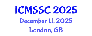 International Conference on Mathematics, Statistics and Scientific Computing (ICMSSC) December 11, 2025 - London, United Kingdom