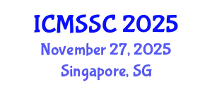 International Conference on Mathematics, Statistics and Scientific Computing (ICMSSC) November 27, 2025 - Singapore, Singapore