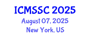 International Conference on Mathematics, Statistics and Scientific Computing (ICMSSC) August 07, 2025 - New York, United States