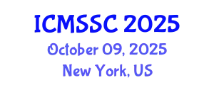 International Conference on Mathematics, Statistics and Scientific Computing (ICMSSC) October 09, 2025 - New York, United States