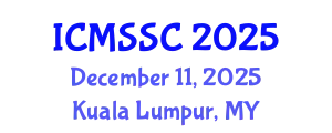 International Conference on Mathematics, Statistics and Scientific Computing (ICMSSC) December 11, 2025 - Kuala Lumpur, Malaysia