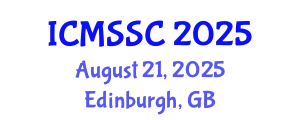 International Conference on Mathematics, Statistics and Scientific Computing (ICMSSC) August 21, 2025 - Edinburgh, United Kingdom