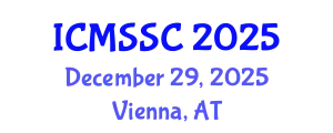 International Conference on Mathematics, Statistics and Scientific Computing (ICMSSC) December 29, 2025 - Vienna, Austria