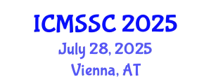 International Conference on Mathematics, Statistics and Scientific Computing (ICMSSC) July 28, 2025 - Vienna, Austria