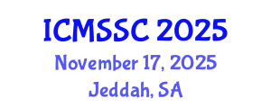 International Conference on Mathematics, Statistics and Scientific Computing (ICMSSC) November 17, 2025 - Jeddah, Saudi Arabia
