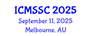 International Conference on Mathematics, Statistics and Scientific Computing (ICMSSC) September 11, 2025 - Melbourne, Australia