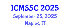 International Conference on Mathematics, Statistics and Scientific Computing (ICMSSC) September 25, 2025 - Naples, Italy