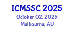 International Conference on Mathematics, Statistics and Scientific Computing (ICMSSC) October 02, 2025 - Melbourne, Australia