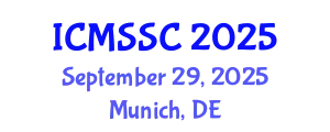 International Conference on Mathematics, Statistics and Scientific Computing (ICMSSC) September 29, 2025 - Munich, Germany
