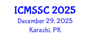 International Conference on Mathematics, Statistics and Scientific Computing (ICMSSC) December 29, 2025 - Karachi, Pakistan