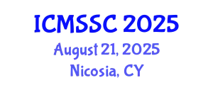 International Conference on Mathematics, Statistics and Scientific Computing (ICMSSC) August 21, 2025 - Nicosia, Cyprus
