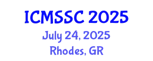 International Conference on Mathematics, Statistics and Scientific Computing (ICMSSC) July 24, 2025 - Rhodes, Greece