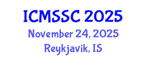 International Conference on Mathematics, Statistics and Scientific Computing (ICMSSC) November 24, 2025 - Reykjavik, Iceland