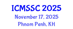 International Conference on Mathematics, Statistics and Scientific Computing (ICMSSC) November 17, 2025 - Phnom Penh, Cambodia