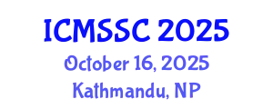 International Conference on Mathematics, Statistics and Scientific Computing (ICMSSC) October 16, 2025 - Kathmandu, Nepal