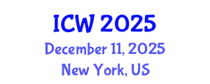 International Conference on Water (ICW) December 11, 2025 - New York, United States