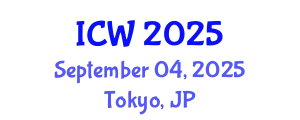International Conference on Water (ICW) September 04, 2025 - Tokyo, Japan