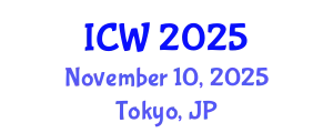 International Conference on Water (ICW) November 10, 2025 - Tokyo, Japan