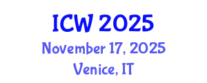 International Conference on Water (ICW) November 17, 2025 - Venice, Italy