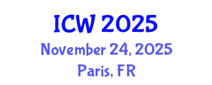 International Conference on Water (ICW) November 24, 2025 - Paris, France