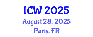 International Conference on Water (ICW) August 28, 2025 - Paris, France