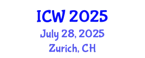International Conference on Water (ICW) July 28, 2025 - Zurich, Switzerland