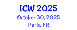 International Conference on Water (ICW) October 30, 2025 - Paris, France
